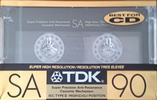 Compact Cassette TDK SA 90 "SA90" Type II Chrome 1989 North America