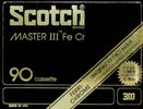 Compact Cassette Scotch Master III 90 Type III Ferro Chrome 1977 USA