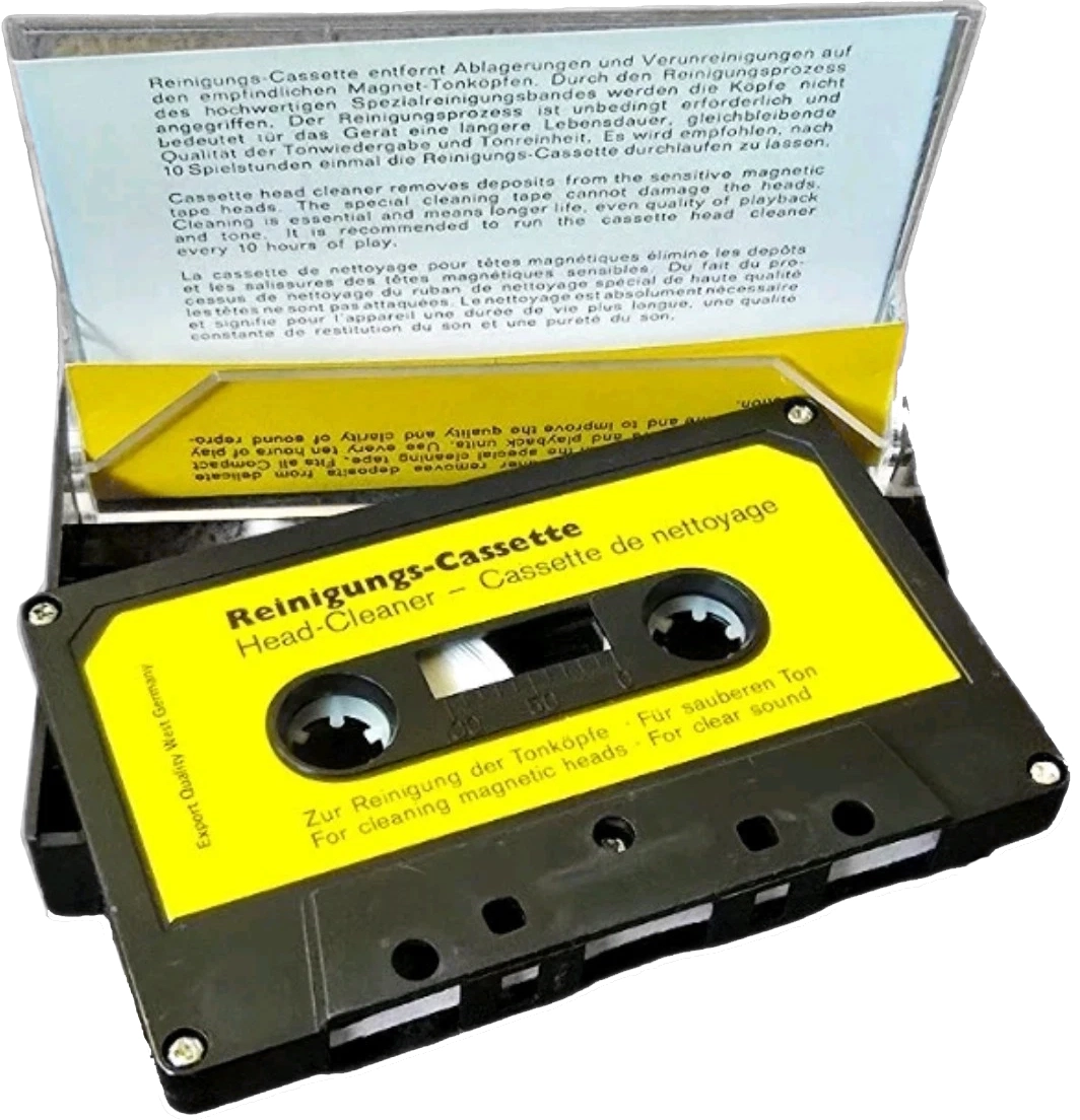 Compact Cassette Audio Life Cleaning Cassette 1973 Germany