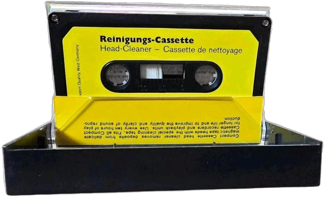 Compact Cassette Audio Life Cleaning Cassette 1973 Germany