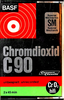 Compact Cassette BASF Chromdioxid 90 Type II Chrome 1972 Europe