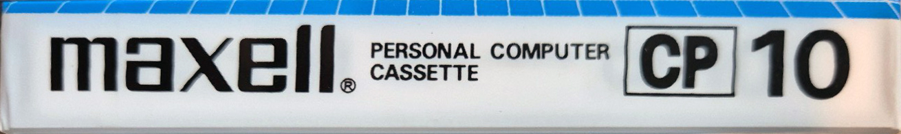 Compact Cassette Maxell CP 10 Computer Cassette 1983 Japan