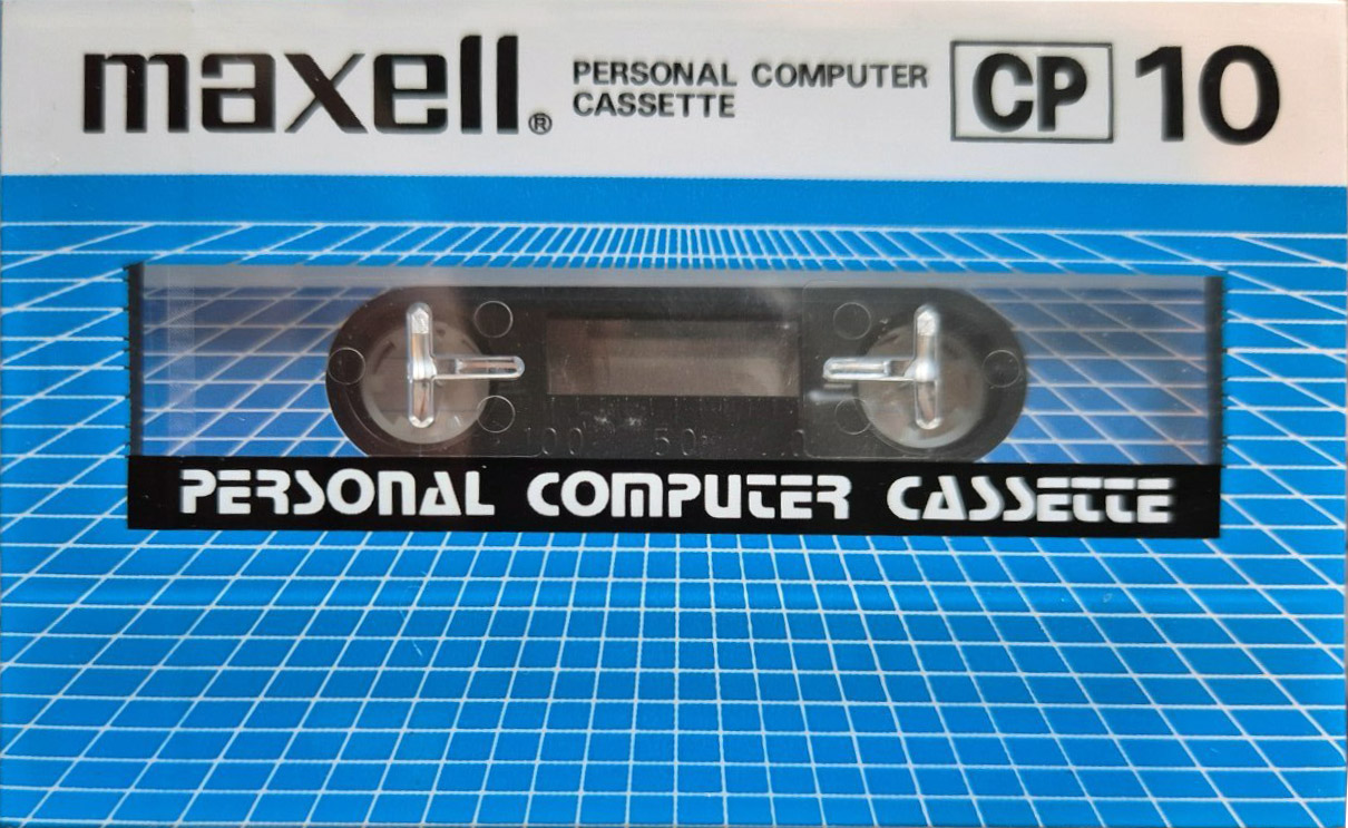 Compact Cassette Maxell CP 10 Computer Cassette 1983 Japan