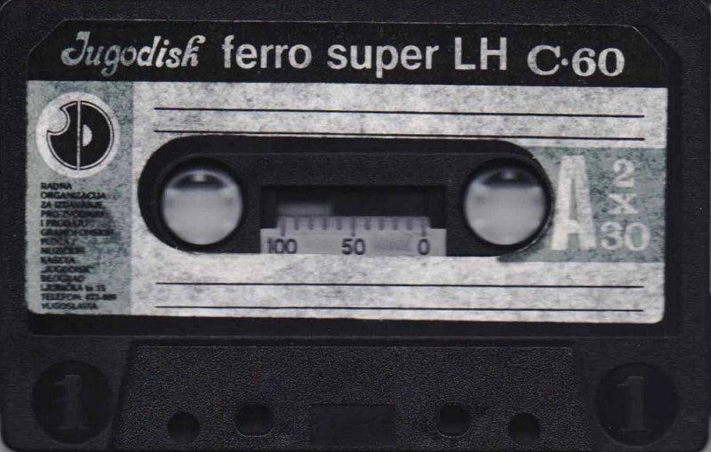 Compact Cassette Jugodisk 60 Type I Normal Yugoslavia