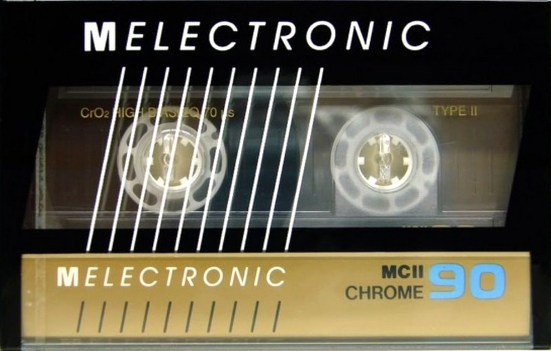 Compact Cassette Melectronic MC II 90 Type II Chrome 1987 Germany