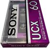 Compact Cassette Sony UCX 60 Type II Chrome 1982 USA