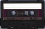 Compact Cassette Sony UCX 60 Type II Chrome 1982 USA
