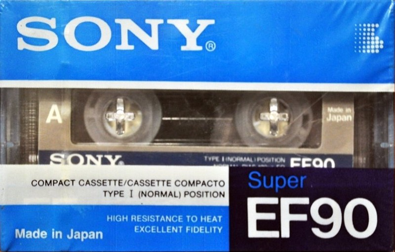 Compact Cassette: Sony  - Super EF 90