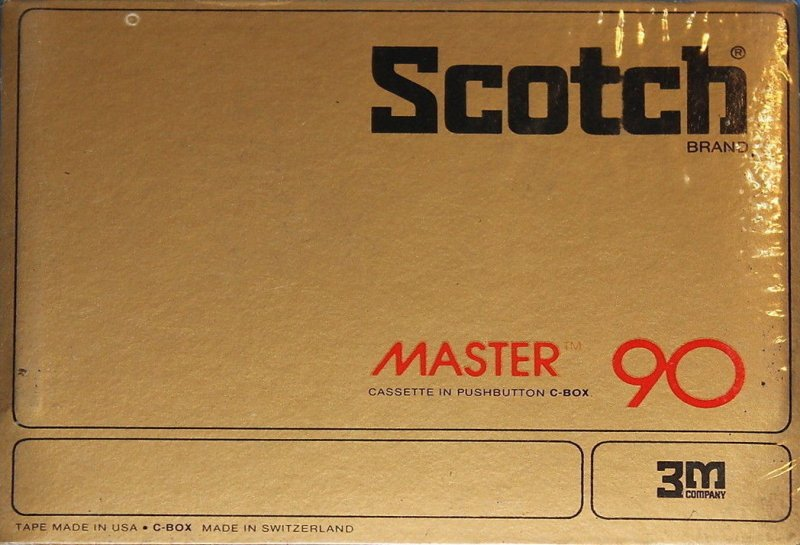 Compact Cassette Scotch Master 90 Type I Normal 1979 Europe