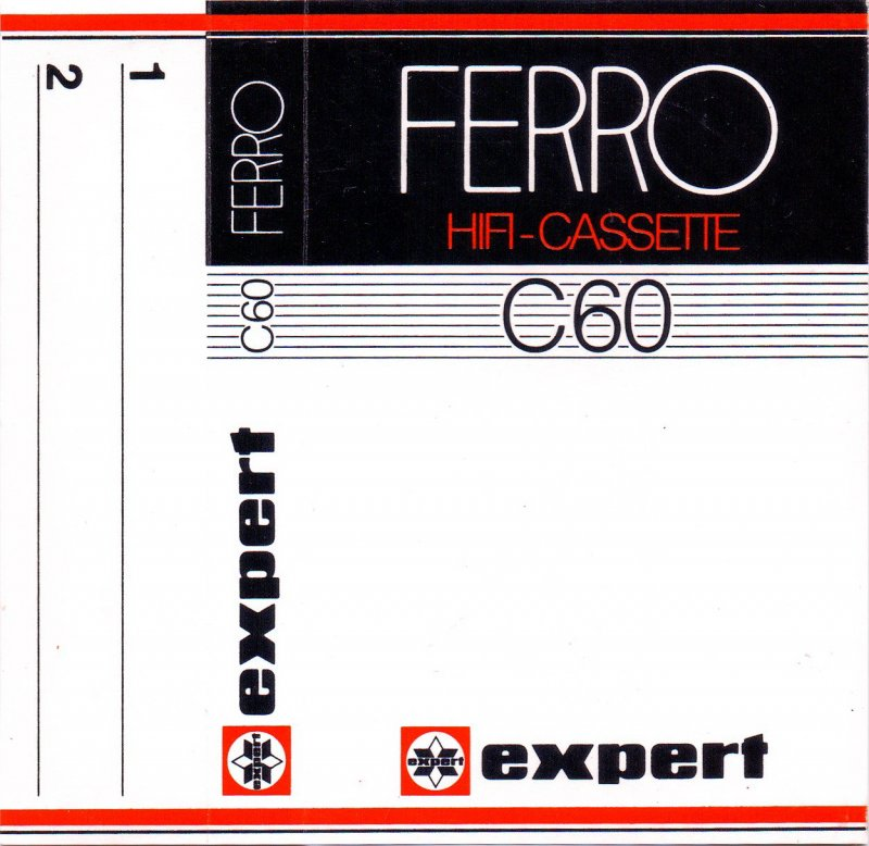 Compact Cassette Expert 60 Type I Normal Europe