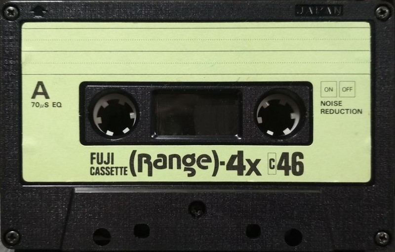 Compact Cassette Fuji Range 4X 46 Type II Chrome 1977 Japan
