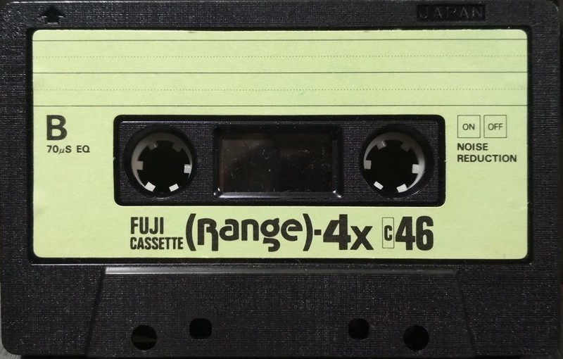 Compact Cassette Fuji Range 4X 46 Type II Chrome 1977 Japan
