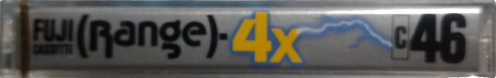 Compact Cassette Fuji Range 4X 46 Type II Chrome 1977 Japan