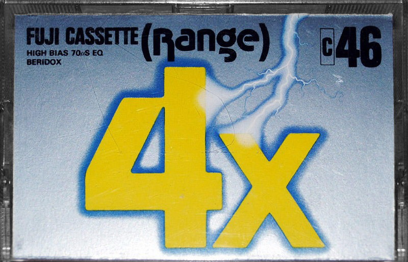 Compact Cassette Fuji Range 4X 46 Type II Chrome 1977 Japan