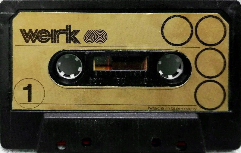 Compact Cassette Werk 60 Type I Normal Germany