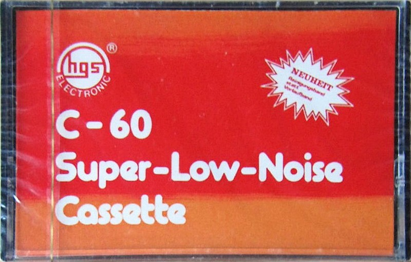 Compact Cassette HGS Electronic 60 Type I Normal 1978 Europe