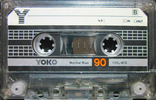 Compact Cassette Yoko 90 Type I Normal 1987 Worldwide