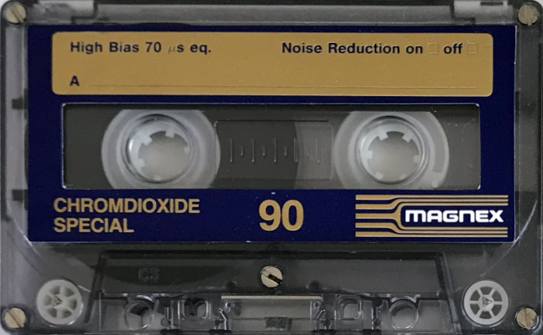 Compact Cassette Magnex 90 Type II Chrome 1978 Europe