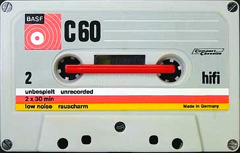 Compact Cassette: BASF  -  60