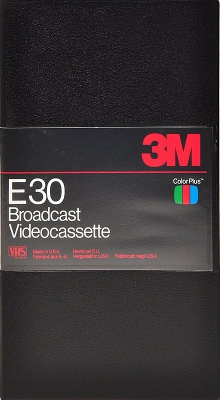 VHS, Video Home System: 3M  - E 30