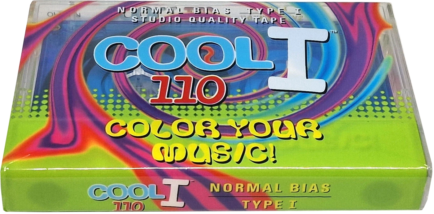 Compact Cassette ICE COOL 110 "Blue" Type I Normal 1996 USA