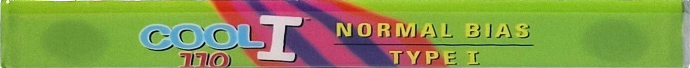 Compact Cassette ICE COOL 110 "Blue" Type I Normal 1996 USA