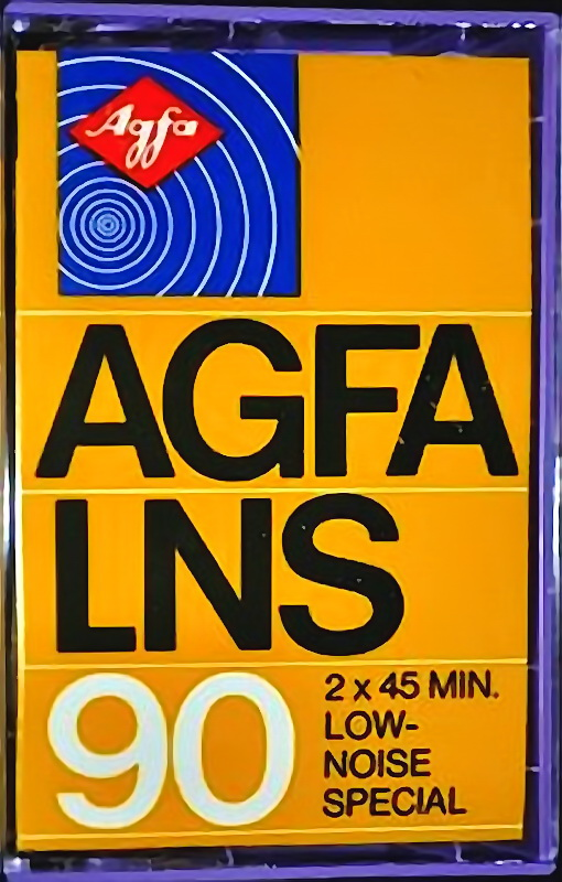 Compact Cassette AGFA LNS 90 Type I Normal 1975 Europe