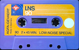 Compact Cassette AGFA LNS 90 Type I Normal 1975 Europe