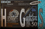 Compact Cassette Denon HG-S 50 Type II Chrome 1990 Japan