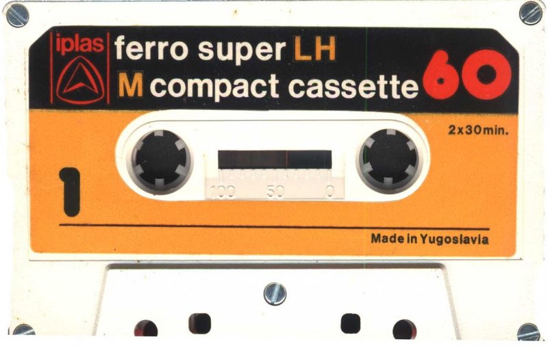 Compact Cassette Iplas LH Super 60 Type I Normal 1978 Yugoslavia