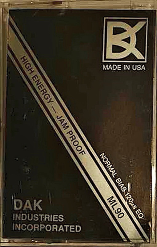 Compact Cassette DAK ML 90 Type I Normal 1981 USA