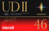 Compact Cassette Maxell UDII / UD2 46 "UD2-46(F)" Type II Chrome 1992 Japan