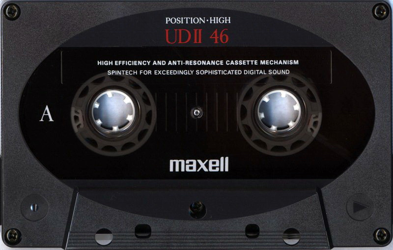 Compact Cassette Maxell UDII / UD2 46 "UD2-46(F)" Type II Chrome 1992 Japan