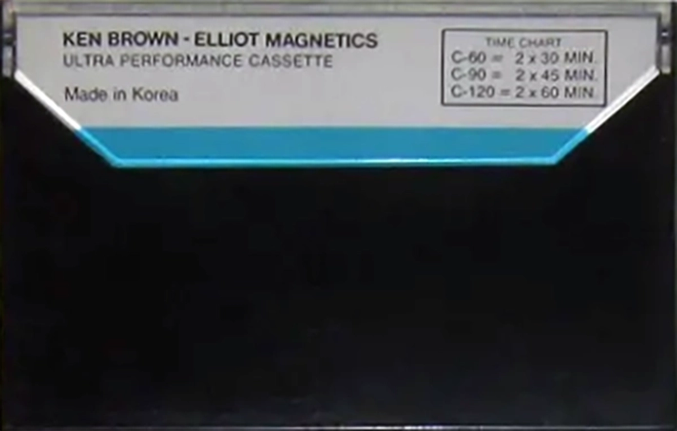 Compact Cassette Ken Brown LN 60 Type I Normal Argentina