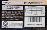 Compact Cassette Denon RD-XS 50 "RD-XS50P" Type I Normal 1990 Japan