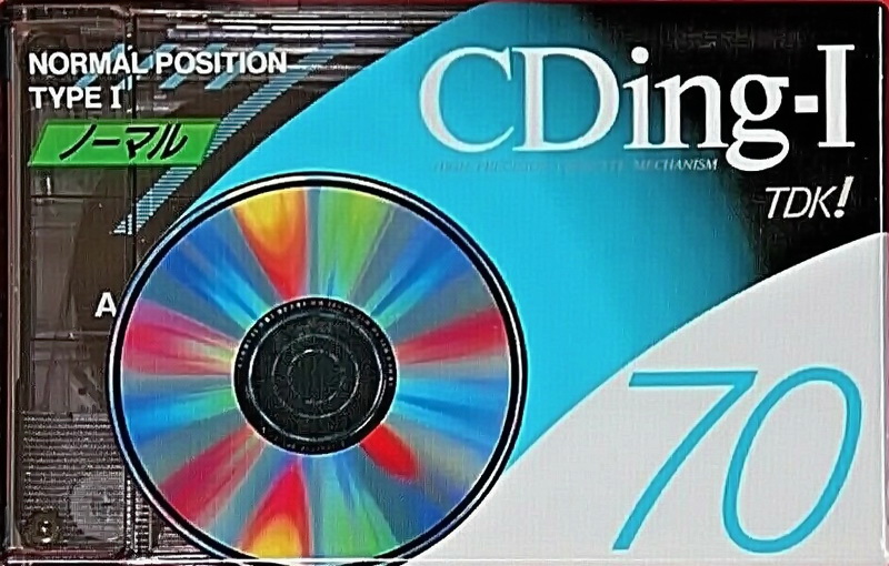 Compact Cassette TDK CDing 1 70 "CD1-70A" Type I Normal 1993 Japan