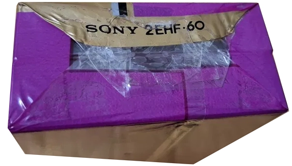 2 pack Sony EHF 60 Type II Chrome 1978 USA