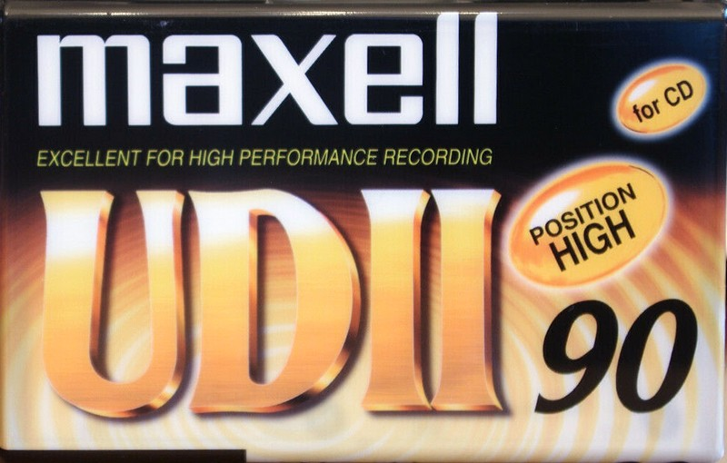 Compact Cassette Maxell UDII / UD2 90 "UD2-90(L)" Type II Chrome 2002 Europe