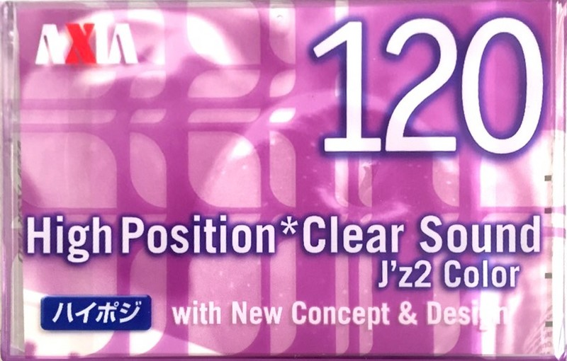 Compact Cassette AXIA J`z 2 Color 120 "JZ2K 120" Type II Chrome 2003 Japan