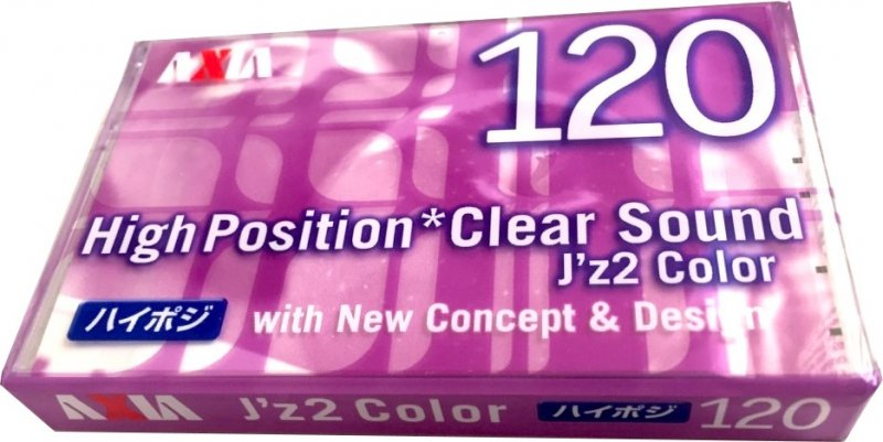 Compact Cassette AXIA J`z 2 Color 120 "JZ2K 120" Type II Chrome 2003 Japan