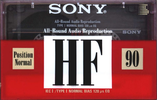 Compact Cassette Sony HF 90 Type I Normal 1992 Europe