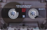 Compact Cassette Sony HF 90 Type I Normal 1992 Europe