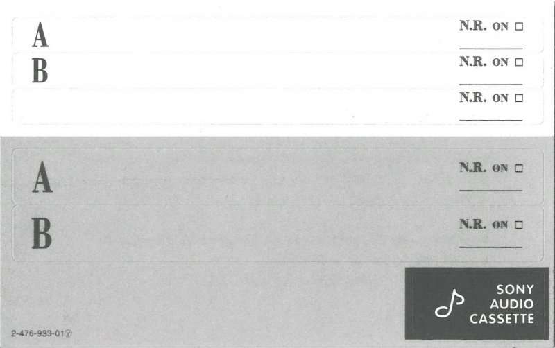 Compact Cassette Sony HF 90 Type I Normal 1992 Europe