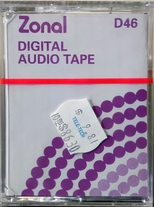 Digital Audio Tape Zonal 46 Type IV Metal Europe