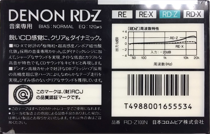 Compact Cassette: Nippon Columbia / Denon Denon - RD-Z 100