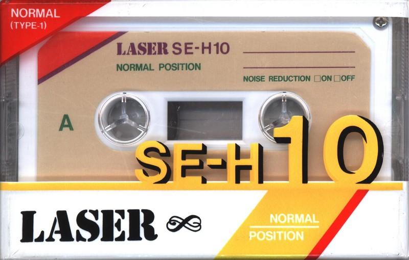 Compact Cassette Laser SE-H 10 Type I Normal 1981 Japan