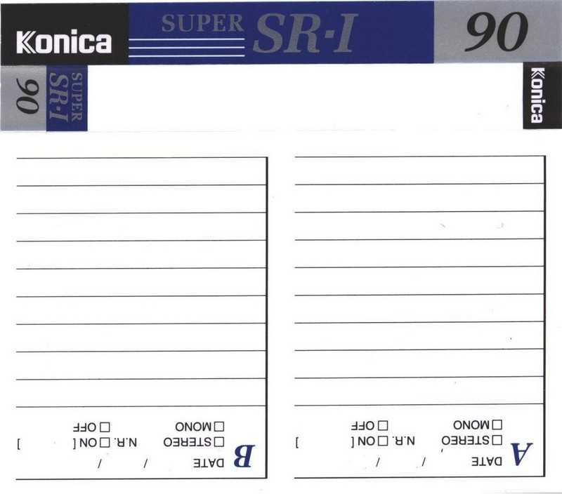 Compact Cassette:  Konica - SR-I 90