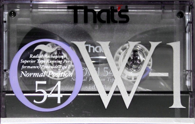 Compact Cassette Thats OW-1 54 Type I Normal 1990 Japan