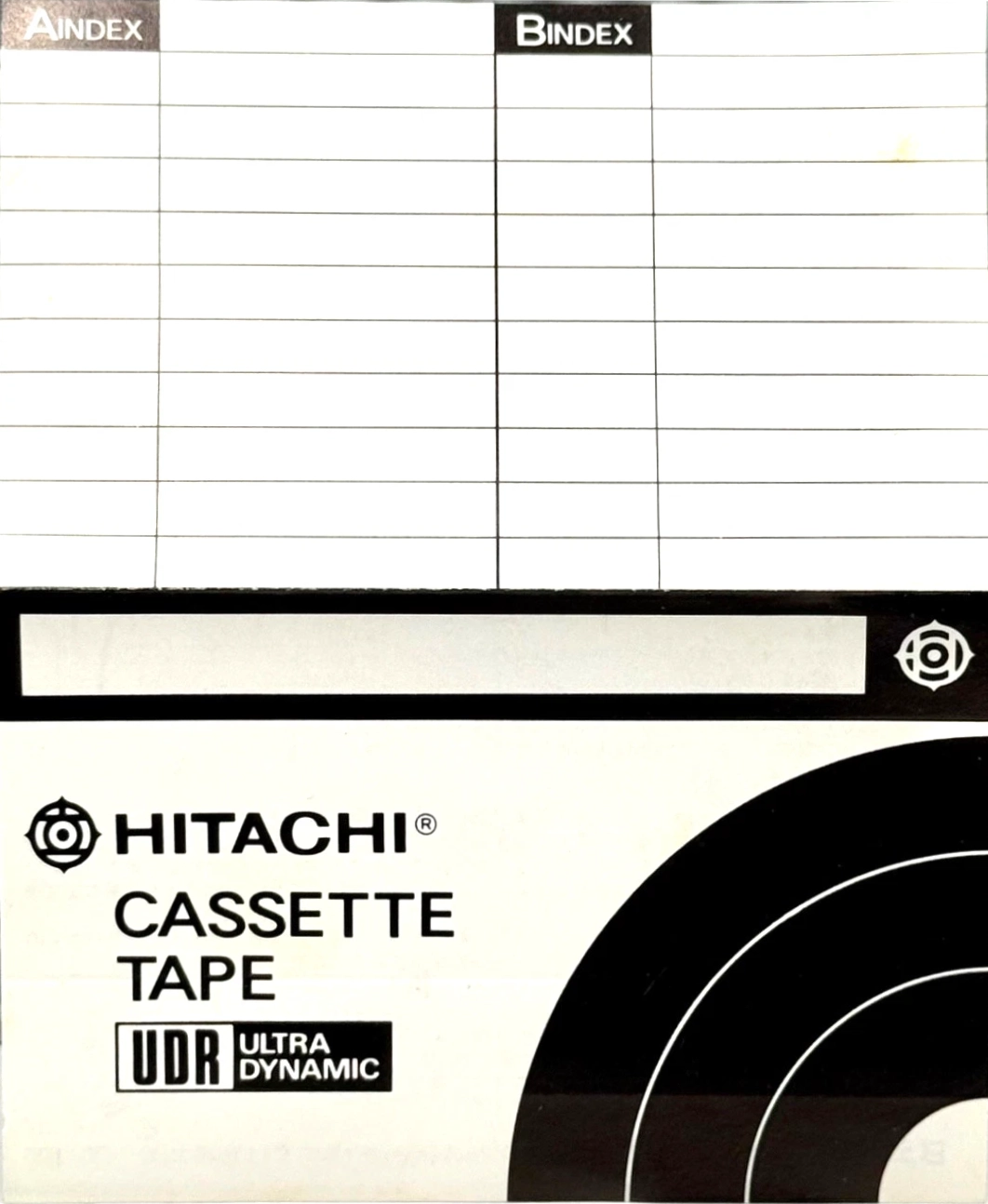 Compact Cassette Hitachi UDR 46 Type I Normal 1973 Japan