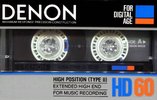 Compact Cassette Denon HD 60 Type II Chrome 1986 Japan